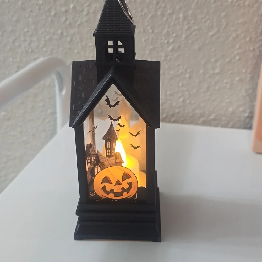 LED CASTLE LIGHT PUMPKIN DECRATIVE NWT